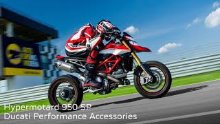 Hypermotard 950 SP  Ducati Performance Accessories [upl. by Enilec]