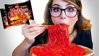 EXTREME SPICY NOODLE CHALLENGE [upl. by Dianne]