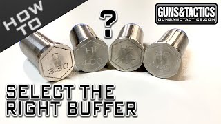 How to Choose the best AR15 Buffer Weight [upl. by Beckerman125]