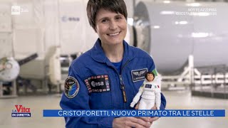 Samantha Cristoforetti prima europea comandante della stazione spaziale  Vita in diretta 01062021 [upl. by Pru]