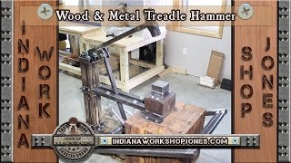 Wood amp Metal Treadle Hammer for ForgingBlacksmithing [upl. by Kliber4]