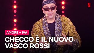 Checco Zalone imita Vasco Rossi  Netflix Italia [upl. by Kawasaki319]