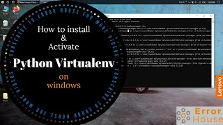 Python Virtual Environment WindowsHow to Install Python Virtual Environmentcreate amp activate env [upl. by Bibby]