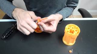 How to The ULTIMATE Nerf Maverick rev6 Mod Tutorial Barrel Drop Air Restrictor Spring Mod [upl. by Daveda]