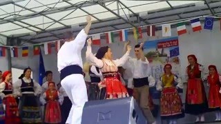 Danses portugaises fête de lEurope 2016 à AulnaysousBois partie 1 [upl. by Aglo537]