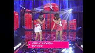 Joanina Deangeli Y Macarena Perez  Payphone [upl. by Haywood]