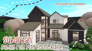 28K BLOXBURG MODERN SUBURBAN FAMILY ROLEPLAY HOUSE BUILD NO ADVANCEDPLACEMENT [upl. by Odilia477]