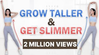 BECOME TALLER amp GET SLIMMER 11 MIN FULL BODY EXERCISES ROUTINES TO GROW TALLER AT HOME Shrilyn [upl. by West]