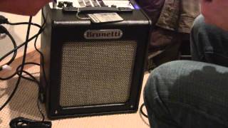 Brunetti Metropolitan 10W With EL84 Tube Amp Made in Italy Eddie Vegas [upl. by Nauqat]