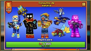 QUÉ PASA SI COMPRAMOS TODO EL PASE DE BATALLA HERÓICO DE GOLPE  Pixel Gun 3D Battle Royale [upl. by Bancroft]