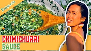 HOW TO MAKE CLASSIC CHIMICHURRI SAUCE RECIPE  ARGENTINAS FAVORITE FLAVOR SENSATION QUICK AND EASY [upl. by Airetahs771]