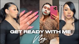 GET READY WITH ME  EVERY DAY MAKE UP EASY HAIR STYLE  SKIN CARE DAY [upl. by Nomzzaj]