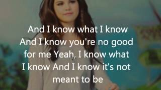 Selena Gomez  My Dilemma lyrics [upl. by Alyakem242]