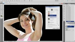 Photoshop CS5 Refine Selection [upl. by Cruce]