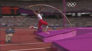 Mens Pole Vault Qualifying Rounds Highlights  London 2012 Olympics [upl. by Rizas]