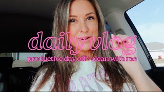 Productive day in my life  clean with me  easy family dinner recipe  day off vlog [upl. by Savinirs]