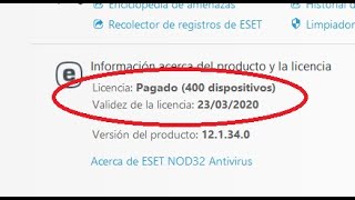 LICENCIA nod32 FEBRERO 2021 A 2024 [upl. by Ydnec]