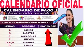 LUNES 4 CALENDARIO 📅 OFICIAL🎉 ADULTOS MAYORES 65 Y MÁS ☝️ARIADNA MONTIEL 6000🔥quotABCDEFGHIJKLMquot🔥 [upl. by Rotow929]