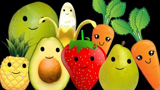 Dancing fruit  baby sensory videos sleep  hey bear baby sensory [upl. by Sivla970]