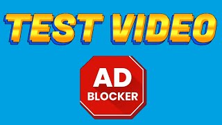 Ad Blocker Test [upl. by Maje]