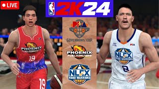 PBA Season 49th Governors Cup  PHOENIX FUEL MASTERS vs NLEX ROADWARRIORS  NBA 2K24 [upl. by Zeiger]