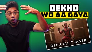 Deadpool amp Wolverine Official Teaser Reaction  Deadpool 3 Trailer [upl. by Ahseela]