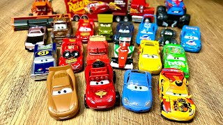 Looking for Lightning McQueen Cars Lightning McQueen Sally Red Mack Tormentor Chick Hicks Flo [upl. by Atterehs]