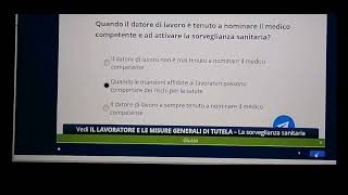 SOLUZIONI QUIZ FINALE Alternanza 2024 100 Corso sulla sicurezza  Modulo 8 PCTO [upl. by Mlohsihc]