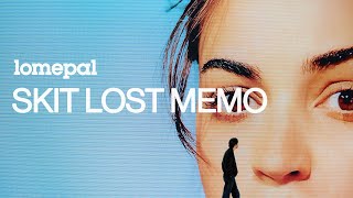 Lomepal  Skit lost memo lyrics video [upl. by Eittik]