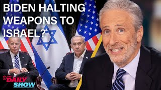 Biden Halts Weapons to Israel amp Trump Trial Coverage Hits New Lows  The Daily Show [upl. by Naylor]