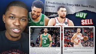 1 Prediction For Every NBA Team This Season [upl. by Bocock]