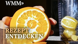 Ingwer Shot selber machen  Leckeres Rezept mit Orange und Zitrone [upl. by Judye]