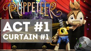 Puppeteer  Gameplay Story Walkthrough Part 1  Act 1 Curtain 1 HD Stolen Away [upl. by Stanislaw]