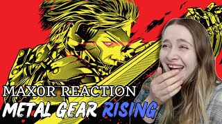 THE MEME IS TOO STRONG  An Incorrect Summary of Metal Gear Rising  Part 1  MAX0R REACTION [upl. by Yesrej]