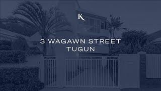 3 Wagawn Street Tugun  Gold Coast Real Estate  Kollosche [upl. by Fang]