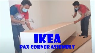 IKEA Pax Corner Wardrobe Assembly [upl. by Zeph]