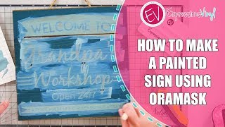 How to Make a Stencil Using Oramask [upl. by Patrick]