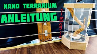 Terrarium selber Bauen mit Anleitung Nano SechseckTerrarium [upl. by Opportina768]