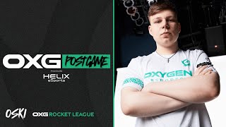 60 START FOR OXYGEN ESPORTS ROCKET LEAGUE  Postgame Interview W Oski Presented by Helix Esports [upl. by Hemetaf]