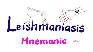 Leishmania Mnemonic Leishmaniasis Protozoa Female Sandfly Vector  Mnemonics Playlist [upl. by Kathleen]