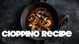 Authentic Cioppino Recipe  Delicious Italian Seafood Stew [upl. by Adirem735]