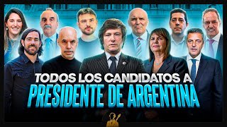 Elecciones 2023  ¿Quiénes son los candidatos a Presidente de Argentina [upl. by Elledoj374]