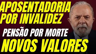 Aposentados Por Invalidez e Pensão Por Morte  Novos Valores 2024 [upl. by Hull279]