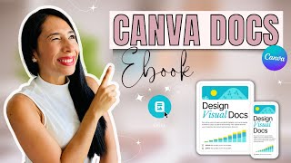 💟 CANVA DOCS 💃🏻 Crea un EBOOK interactivo con lo nuevo de Canva 💫 [upl. by Christean]