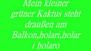 Kleiner Kaktuscomediean harmonists lyrics [upl. by Jeffrey]