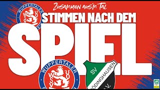 Die Stimmen nach dem Spiel WSV  SV Rödinghausen  Regionalliga 2324 [upl. by Sokim274]