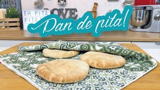 Cómo hacer PAN de PITA CASERO Receta fácil y rápida [upl. by Anawal]