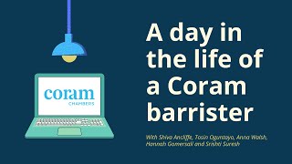 A day in the life of a Coram barrister [upl. by Assiran266]