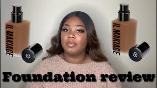 IL MAKIAGE FOUNDATION REVIEW  SHADE 170 [upl. by Euqinimod]