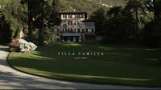 VILLA CAMILLA  PORTRAIT TO ELEGANCE  LAKE COMO [upl. by Nilknarf]